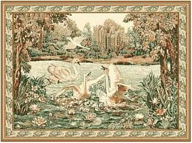 Ковер с рисунками Фауна 145-01 Лебеди