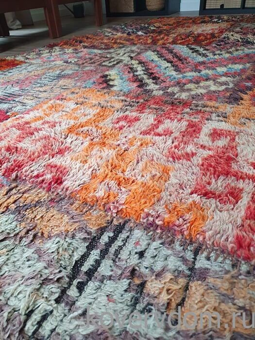 Ковер винтажный ПЭЧВОРК ручной работы Vintage Look at Me P-4588