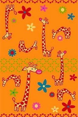 Ковер детский FUNKY Giraffe a apricot