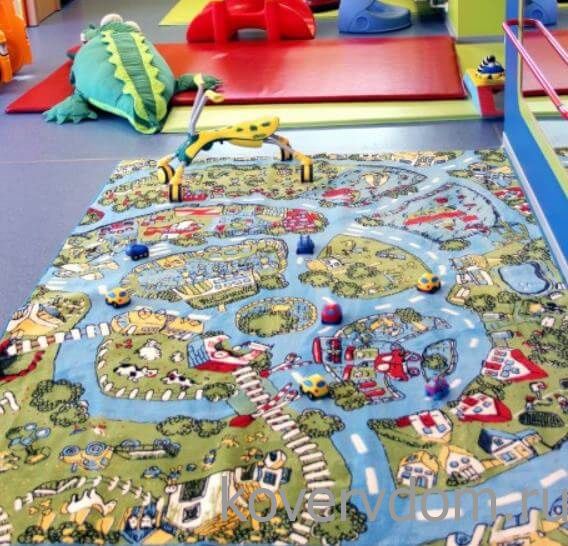 Детский развивающий ковер PTT Sorona JOYFUL KIDS City